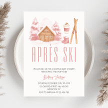 Apres Ski Roze Winter Nesting Baby shower