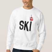 Apres Ski Seizoen Skiërs Trui (Voorkant)
