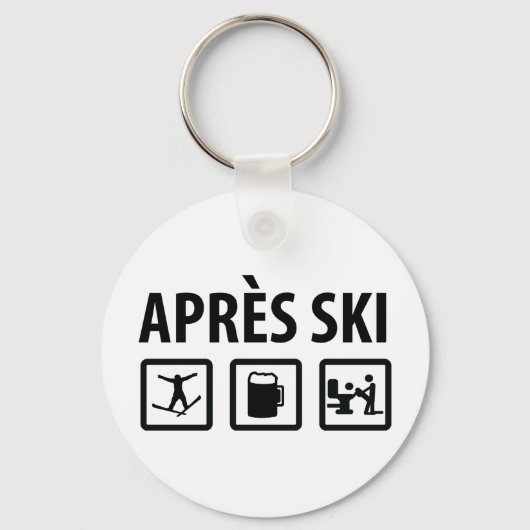 apres ski sleutelhanger (Voorkant)