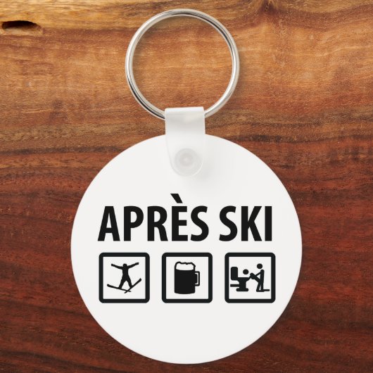 apres ski sleutelhanger (Voorkant)