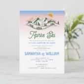 Après Ski Sloppy Slopes Skiën Joint Bach Weekend Kaart (Staand voorkant)