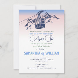 Après Ski Sloppy Slopes Winter Joint Bach Weekend Kaart