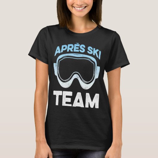 Aprés Ski Team Skier T-shirt (Voorkant)