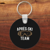Apres-ski Team Winter Skiing  Sleutelhanger (Voorkant)