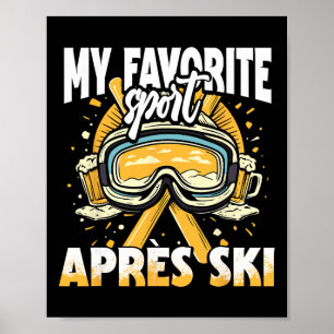 Après-ski voor een grappig wintersportfeest _1 poster