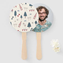 Apres Ski Weekend Bachelorette Game Grooms Gezicht Handwaaier