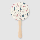 Apres Ski Weekend Bachelorette Game Grooms Gezicht Handwaaier (Voorkant)