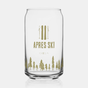 Apres Ski Winter Bachelorette Aangepast Blikvorm Glas