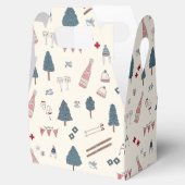 Apres Ski Winter Bachelorette Feestcadeau Dozen Bedankdoosjes (Geopend)