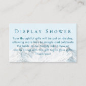 Apres Ski Winter Mountain Display Vrijgezellenfees Informatiekaartje (Voorkant)