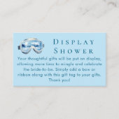 Apres Ski Winter Thema Display Vrijgezellenfeest Informatiekaartje (Voorkant)