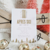 Apres Ski Winter Theme Bachelorette Party Kaart