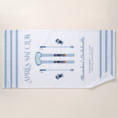 Apres Ski Winter Vrouwenweekend Strandlaken (Voorkant)