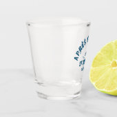 Après Skiclub Red Navy stijl Ski Party Shot Glas (Links)