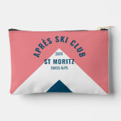 Après Skiclub Roze Marine Retro Stijl Winter Etui (Achterkant)