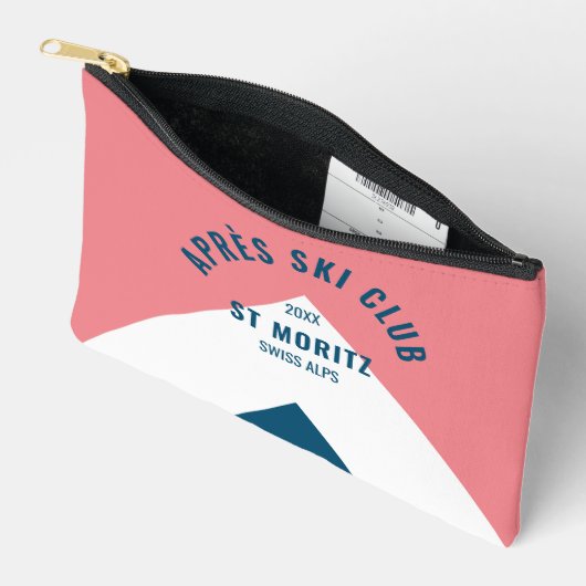 Après Skiclub Roze Marine Retro Stijl Winter Etui (Open)