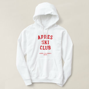 Après Skiclub Winterskireis Matching Groep Ski Hoodie
