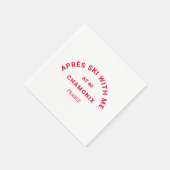 Après skiën met mij op 40 winter rode ski crest de servet (Hoek)