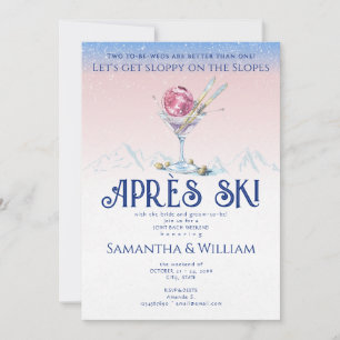 Après Skiën Sloppy Slopes Joint Bach Weekend Kaart
