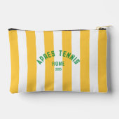 Apres Tennis Rome 2025 Gele Cabana Stripe Etui (Achterkant)