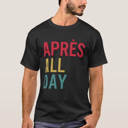 Apres Winter Sports Apres ski lover Skiing T-shirt (Voorkant)