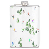 Apres winterskiërs heupfles (Voorkant)