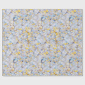 apriciteit glinsterende sneeuwvlokken cadeaupapier (Vlak)