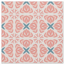 Apricot abstract floral