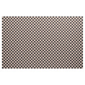 Apricot & Black Checkerboard Stof (Fat Quarter)