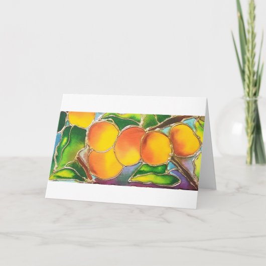 APRICOT CHEER SERIE BRIEFPAPIER KAART (Voorkant)