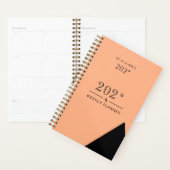 Apricot Crush 202*-2* Minimaal dagelijks 5.5x8.5 Planner (Display)