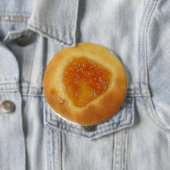Apricot Kolache pin Ronde Button 4,0 Cm (In situ)