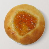 Apricot Kolache pin Ronde Button 4,0 Cm (Voorkant)