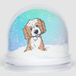 Apricot Parti Goldendoodle  Sneeuwbol