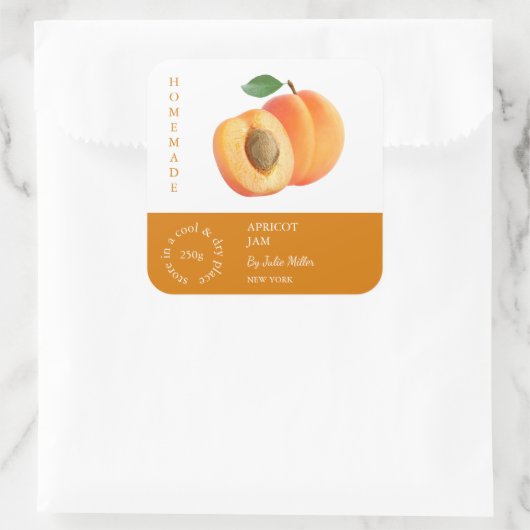Apricot Small Business Label (Tas)