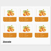 Apricot Small Business Label (Vel)