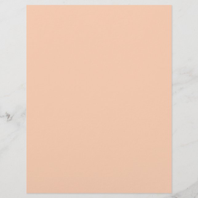 Apricot (solid color) briefhoofd (Voorkant)