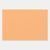 Apricot (solid color) inpakpapier vel (Voorkant 2)