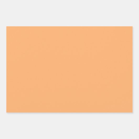 Apricot (solid color) inpakpapier vel (Voorkant 2)