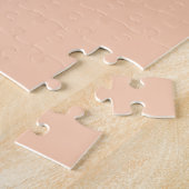 Apricot (solid color) legpuzzel (Zijkant)
