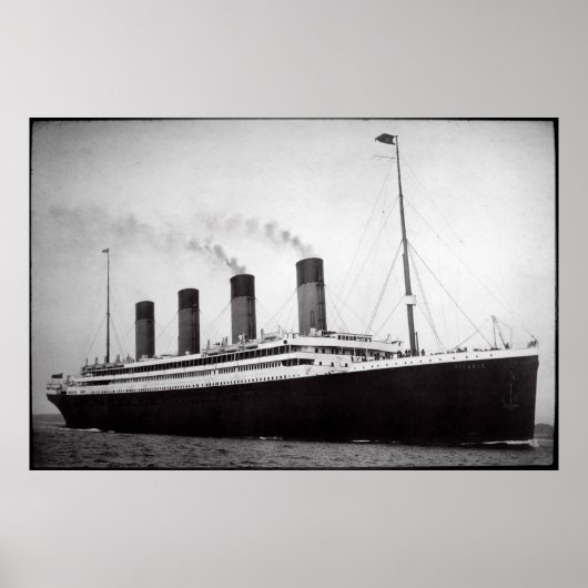 APRIL 10, 1912 TITANISCHE VERSCHILLEN VAN SOUTHAMP POSTER (Voorkant)