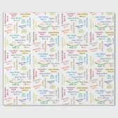 April, 14 's avonds cadeaupapier (Vlak)