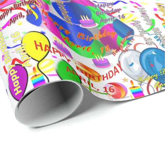 April, 16 's avonds cadeaupapier (Rol Hoek)