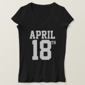 APRIL 18TH T-SHIRT (Design voorkant)