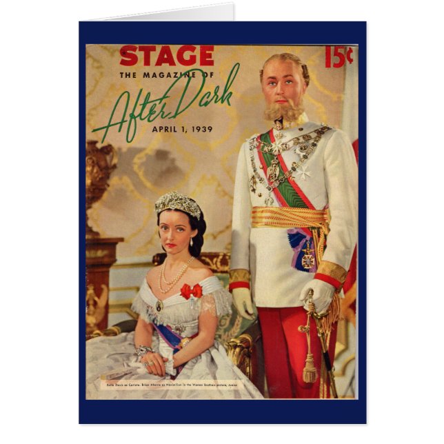 April 1939 Stage Magazine cover (Voorkant)