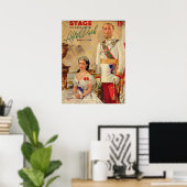April 1939 Stage Magazine cover Poster (Thuiskantoor)