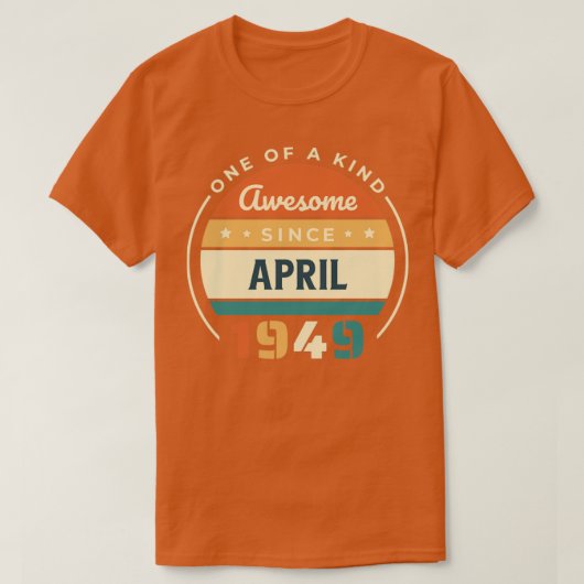 april 1949 t-shirt (Design voorkant)