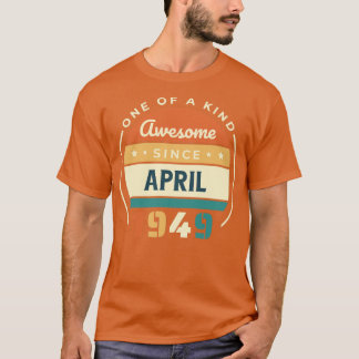 april 1949 t-shirt