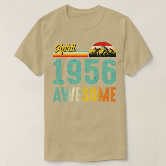 April 1956 Shirt Vintage april 1956 (Design voorkant)