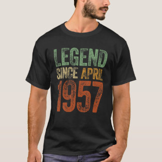  april 1957, geboren sinds 1957 t-shirt